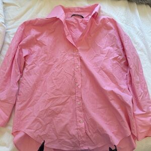 Zara Pink Button-Up